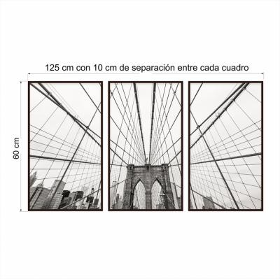 SET TRIPTICO PUENTE MANHATTAN